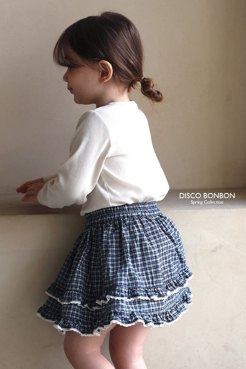 Disco Bonbon - Korean Baby Fashion - #babywear - Orly Check Skirt - 3