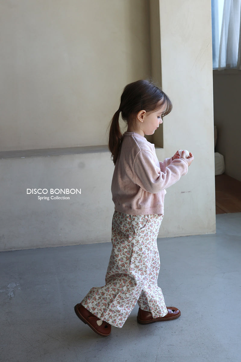 Spring Flower Wide Pants by Disco Bonbon for Baby - view 4