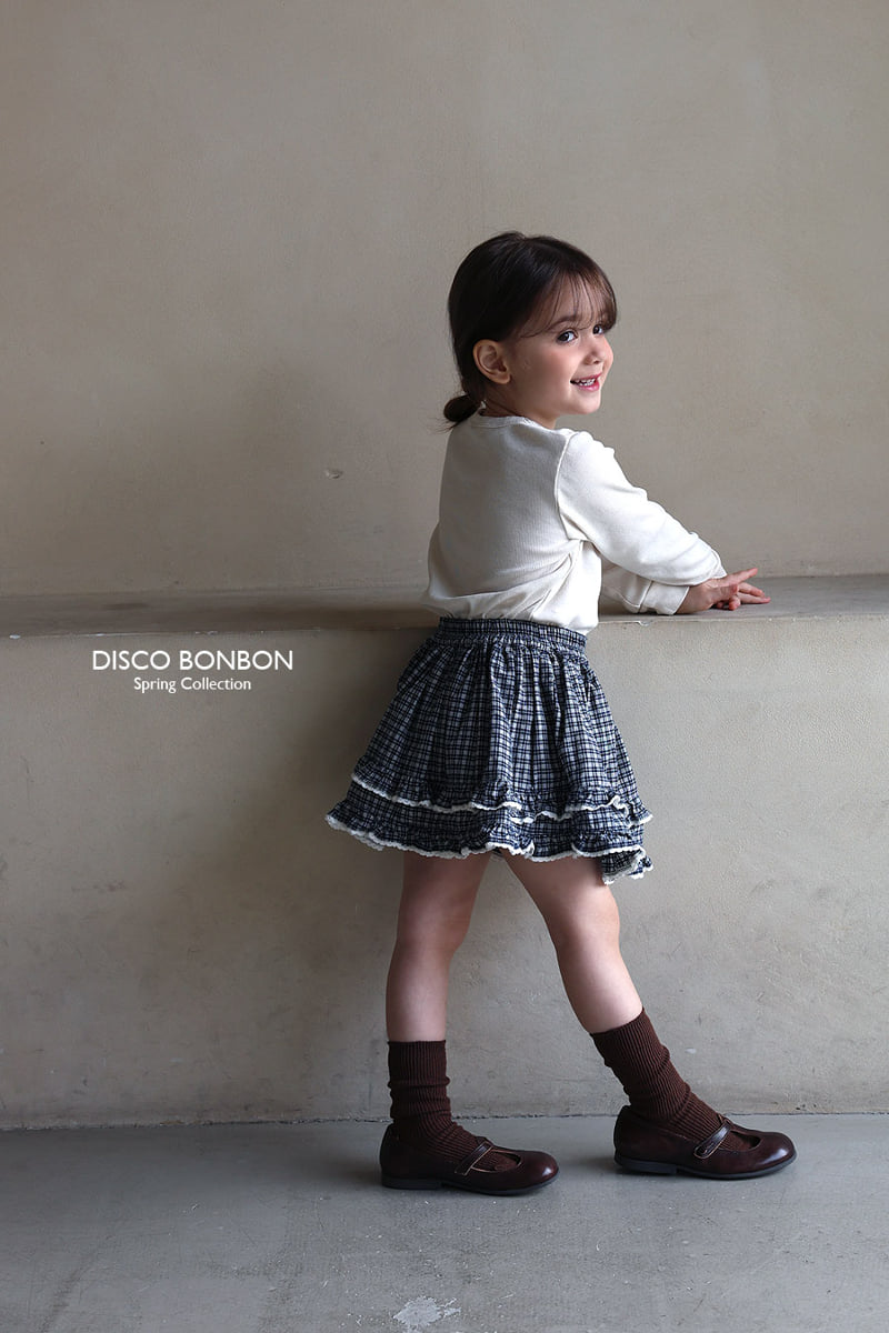 Disco Bonbon - Korean Baby Fashion - #babywear - Orly Check Skirt - 4