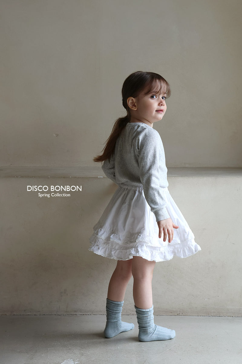 Disco Bonbon - Korean Baby Fashion - #onlinebabyboutique - Lace Skirt - 3