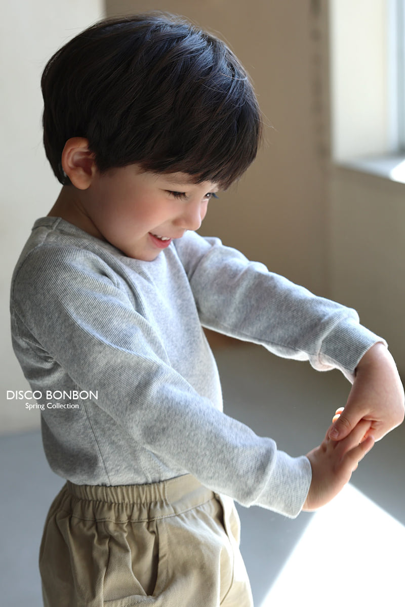 Disco Bonbon - Korean Baby Fashion - #onlinebabyboutique - Soft Spandex Ribbed Tee - 7