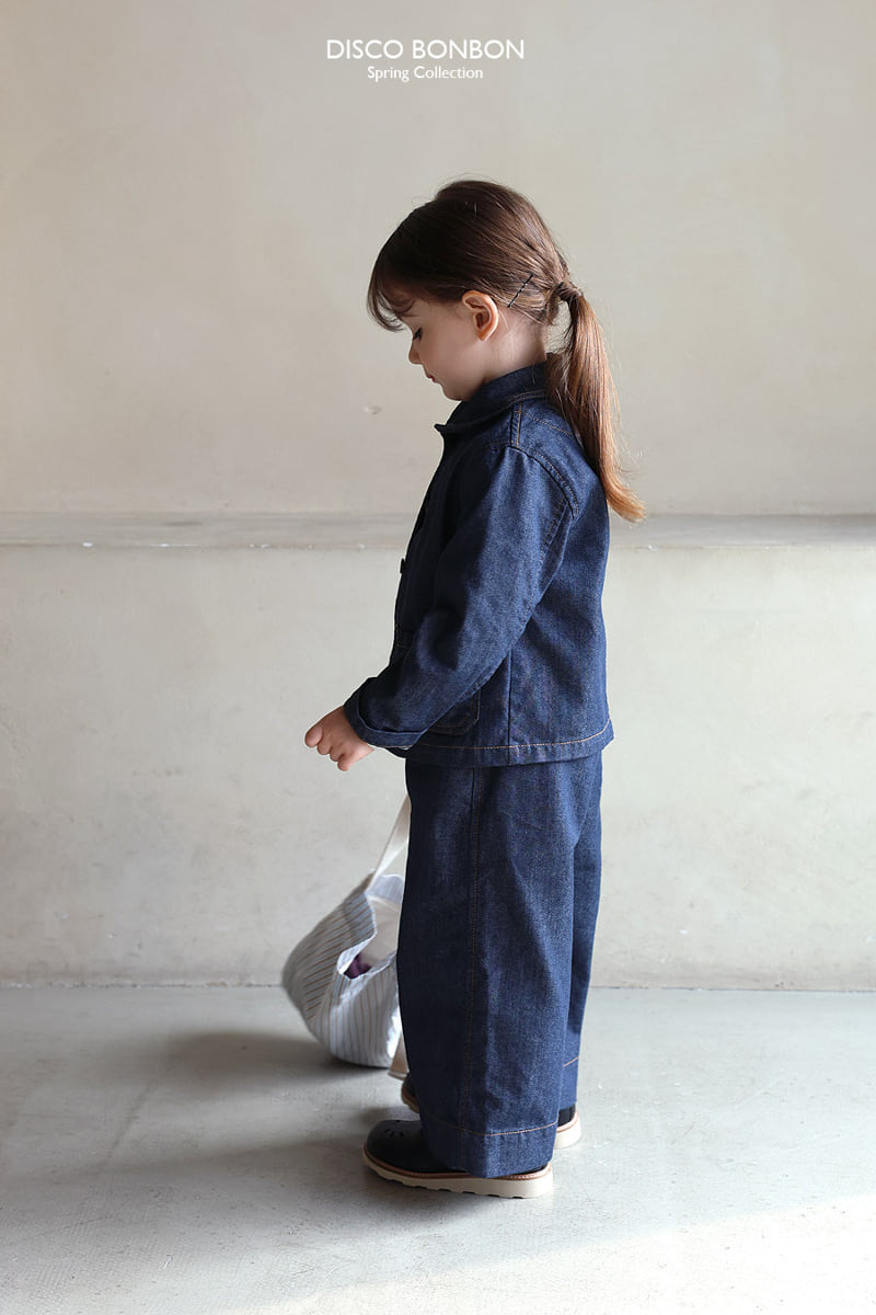Disco Bonbon - Korean Baby Fashion - #onlinebabyshop - Indigo Work Jacket - 10