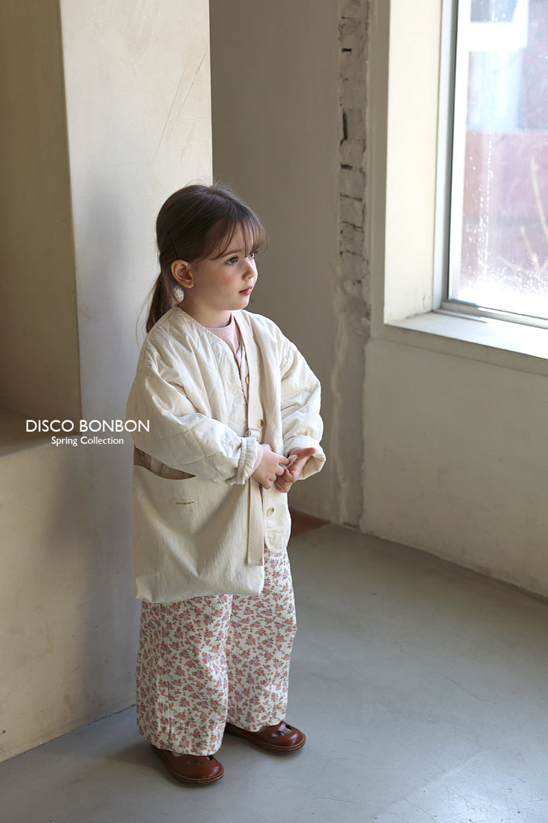 Disco Bonbon - Korean Baby Fashion - #onlinebabyshop - Vanilla Quilted Jumper - 7