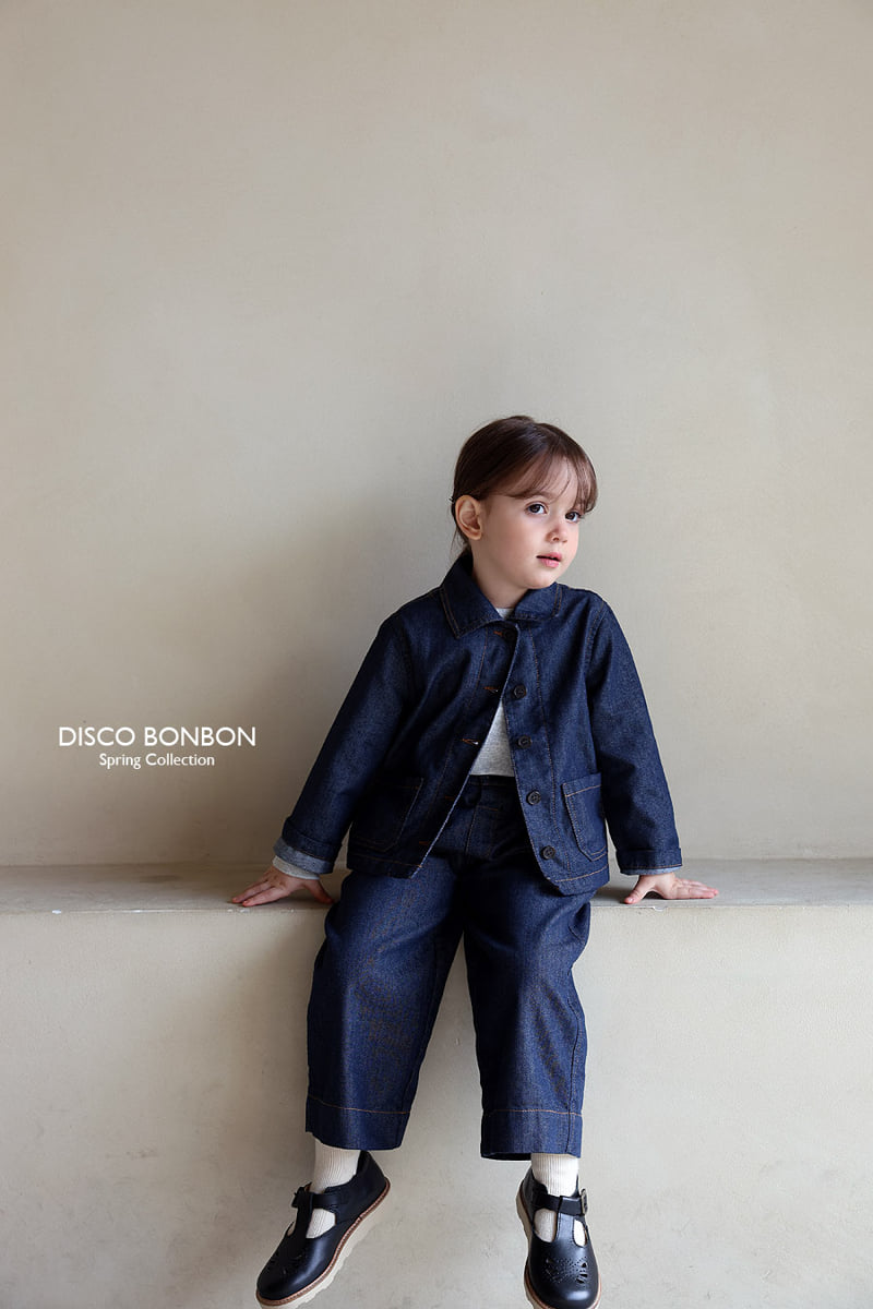 Disco Bonbon - Korean Baby Fashion - #smilingbaby - Indigo Work Jacket - 11