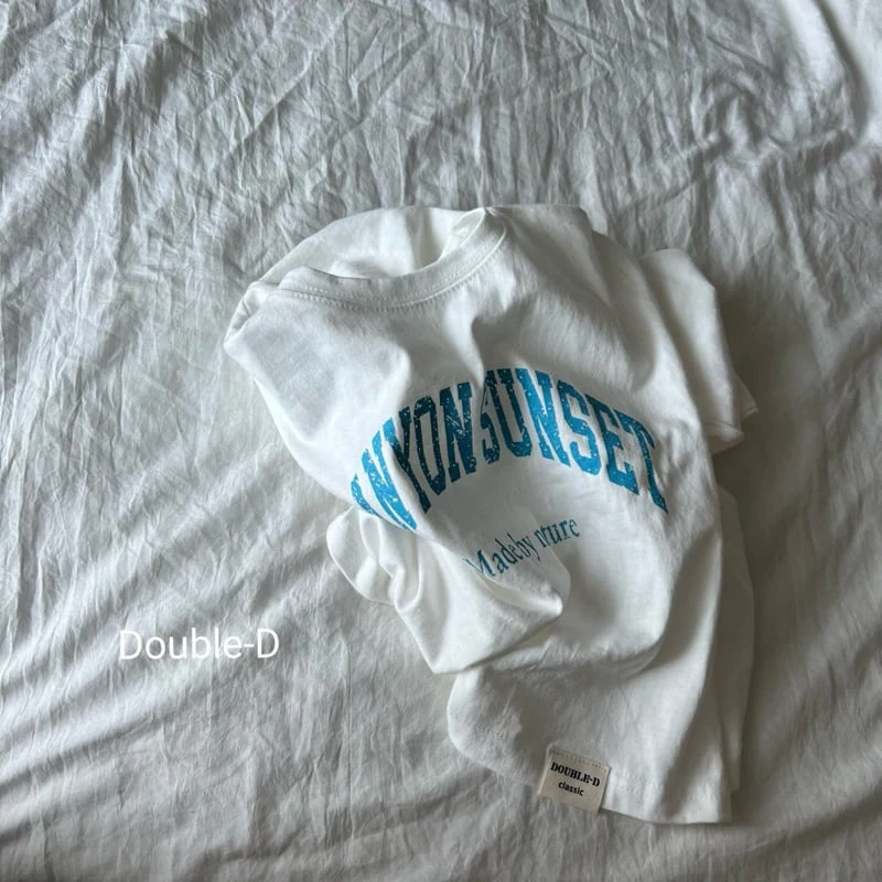 Doubled - Korean Children Fashion - #kidzfashiontrend - Sunset Tee - 9