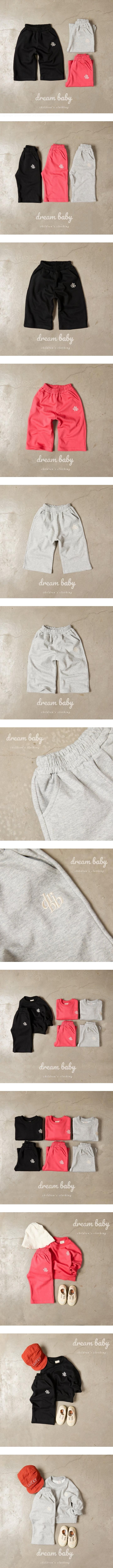 Dream Baby - Korean Children Fashion - #kidzfashiontrend - DR Embroidered Wide Pants