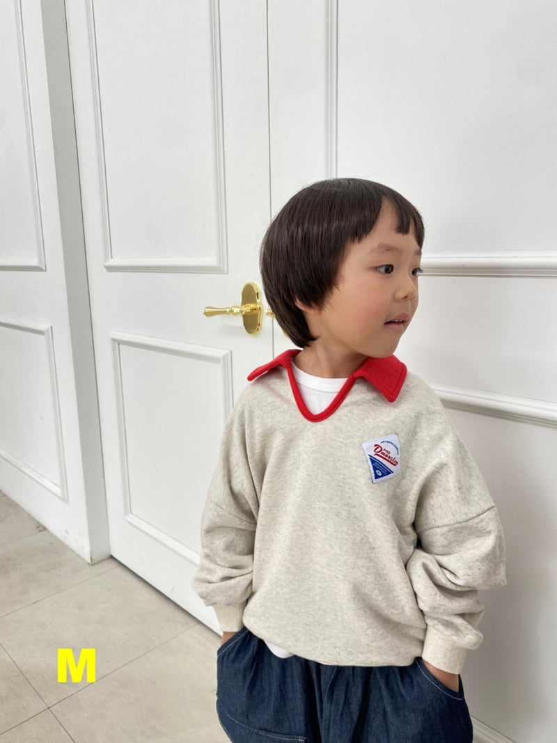 Dress Monster - Korean Children Fashion - #childofig - Collar Sweatshirt - 12
