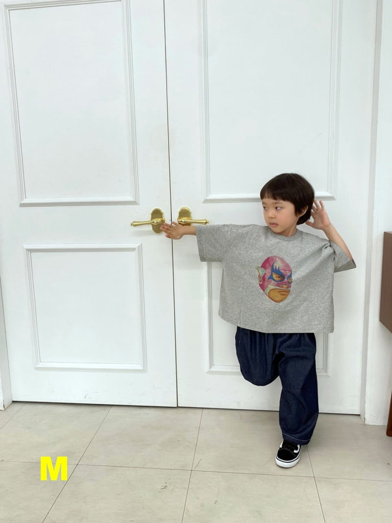 Dress Monster - Korean Children Fashion - #childofig - Mask Tee - 11