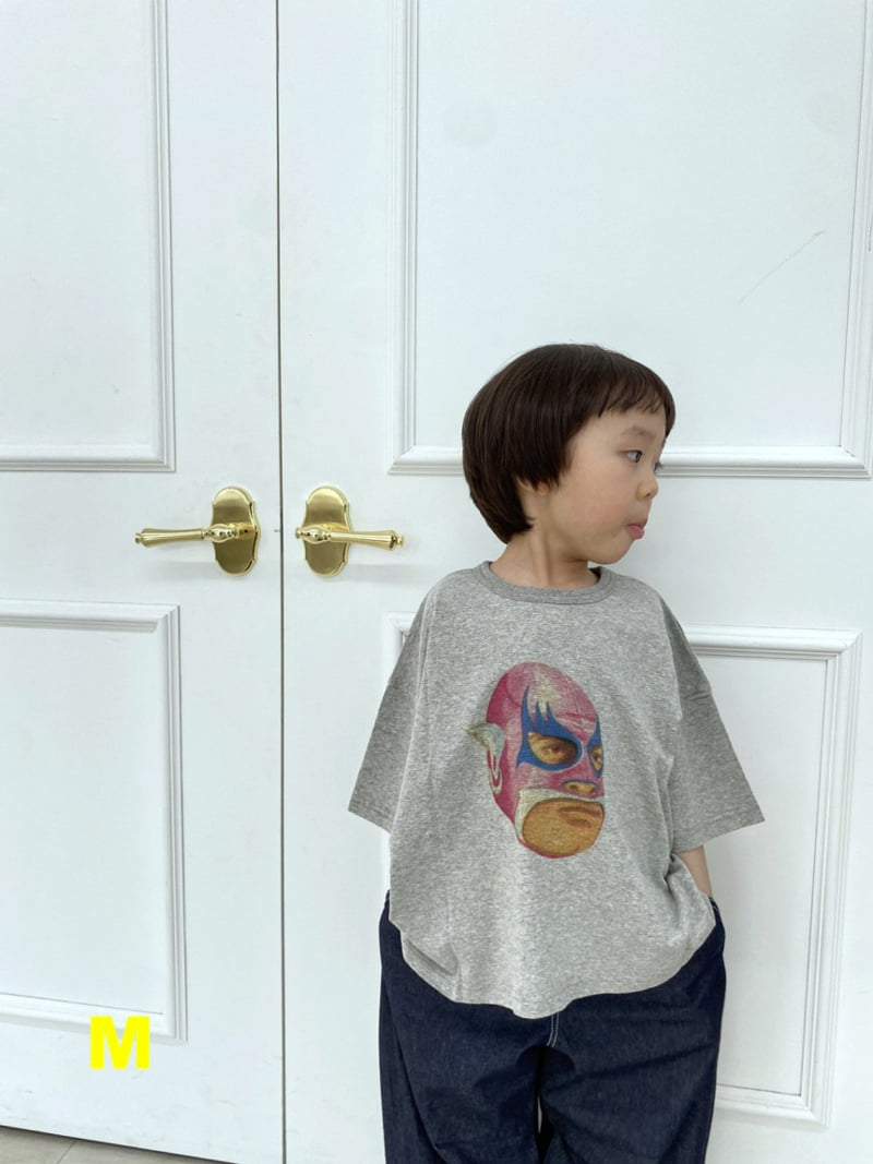 Dress Monster - Korean Children Fashion - #childofig - Mask Tee - 12