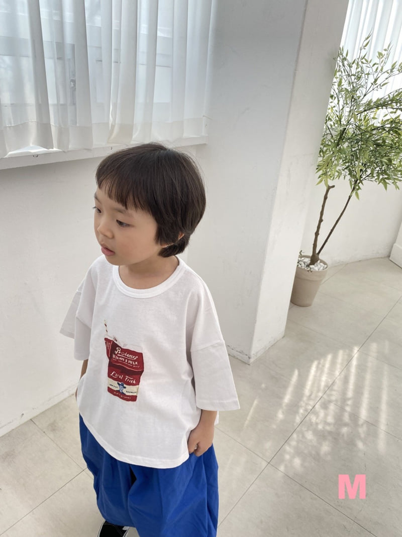 Dress Monster - Korean Children Fashion - #childrensboutique - Milk Tee - 5