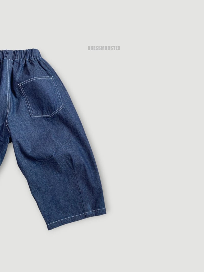 Dress Monster - Korean Children Fashion - #designkidswear - Barrel Leg Jeans - 12