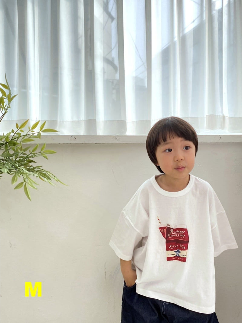 Dress Monster - Korean Children Fashion - #designkidswear - Milk Tee - 6