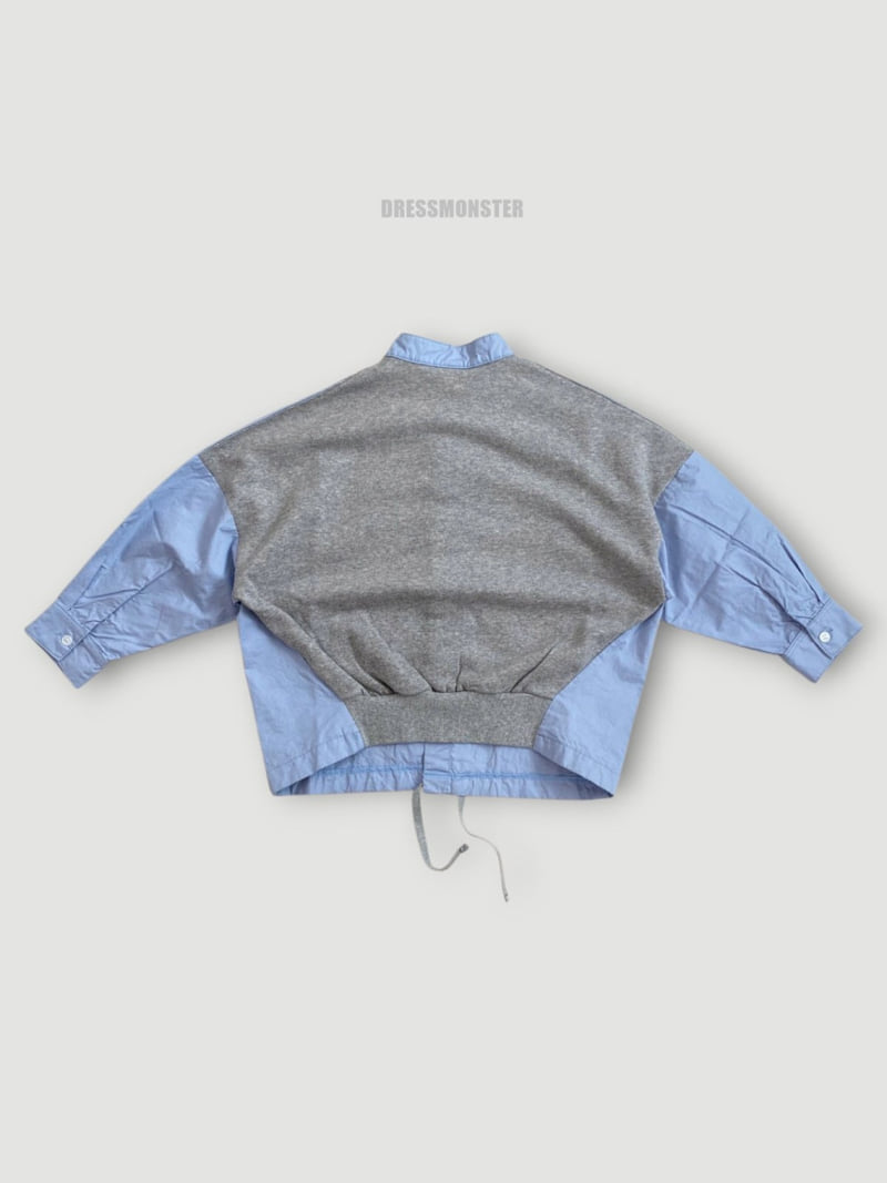 Dress Monster - Korean Children Fashion - #kidsshorts - Henry Bomber Shirt - 4