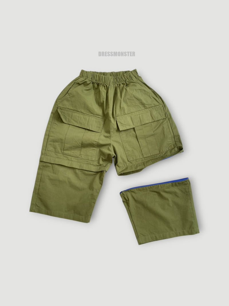 Dress Monster - Korean Children Fashion - #kidsstore - Two-Way Cargo Pants - 4