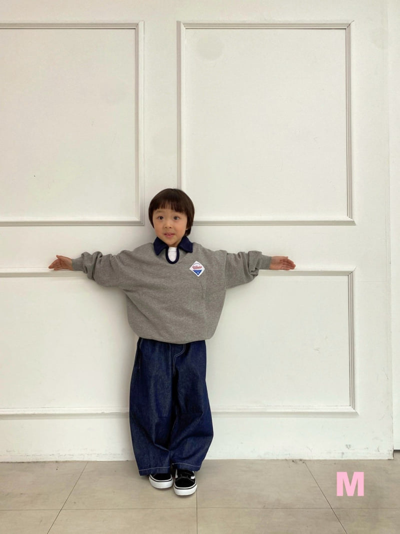 Dress Monster - Korean Children Fashion - #littlefashionista - Collar Sweatshirt - 5