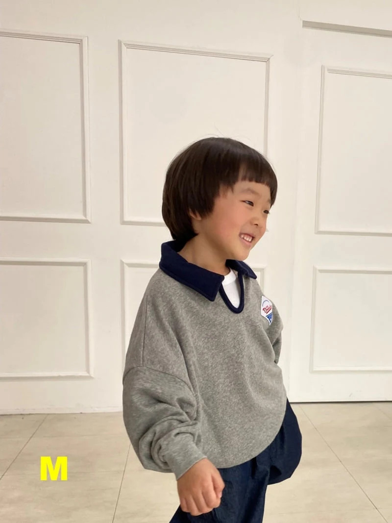 Dress Monster - Korean Children Fashion - #magicofchildhood - Collar Sweatshirt - 6