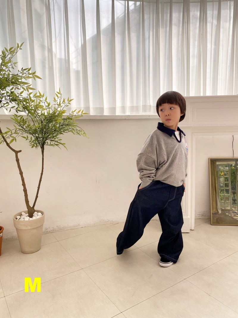 Dress Monster - Korean Children Fashion - #littlefashionista - Barrel Leg Jeans - 4