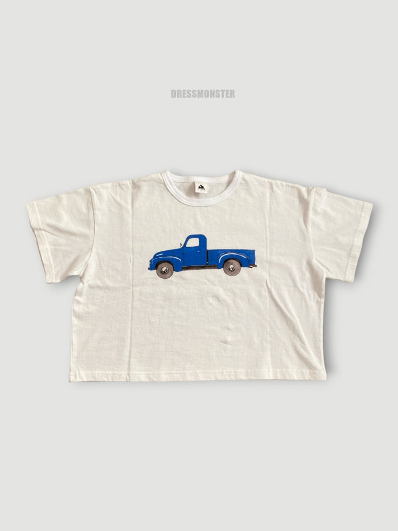 Dress Monster - Korean Children Fashion - #magicofchildhood - Car Tee