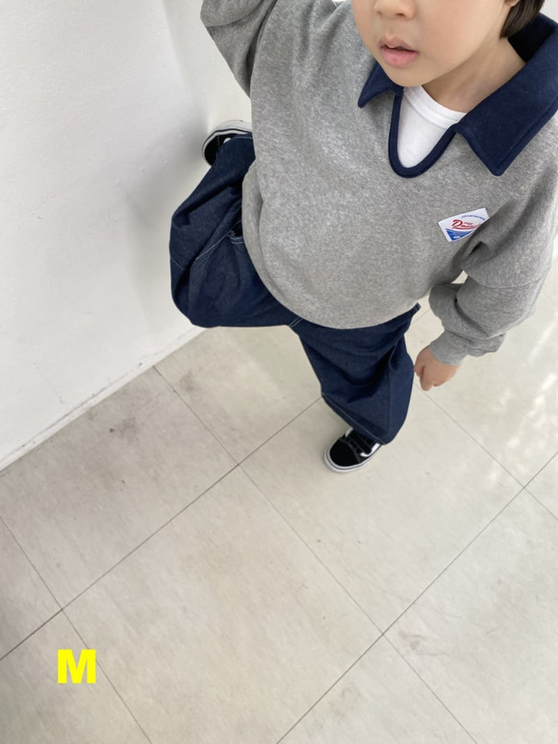 Dress Monster - Korean Children Fashion - #minifashionista - Collar Sweatshirt - 7