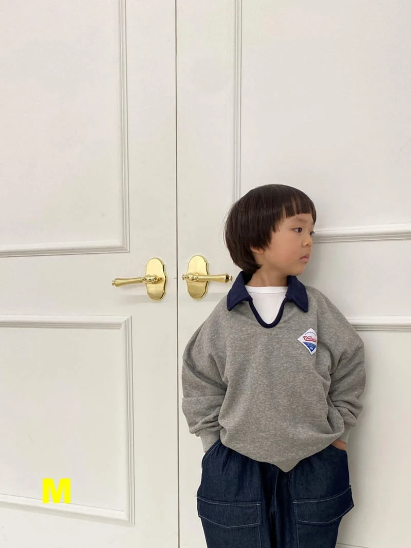 Dress Monster - Korean Children Fashion - #prettylittlegirls - Collar Sweatshirt - 8