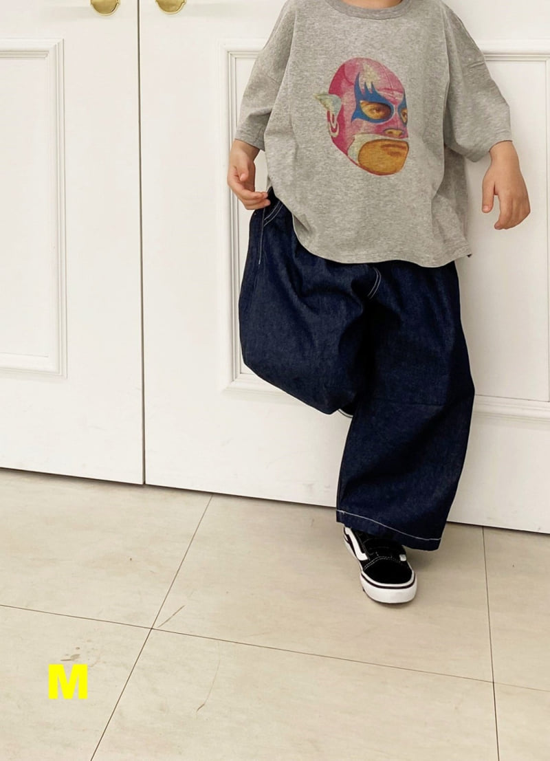 Dress Monster - Korean Children Fashion - #stylishchildhood - Barrel Leg Jeans - 9