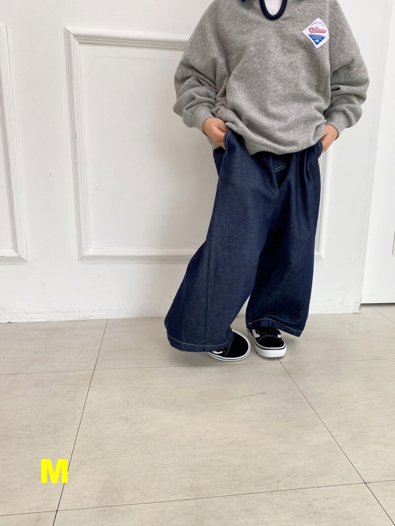 Dress Monster - Korean Children Fashion - #todddlerfashion - Barrel Leg Jeans - 7