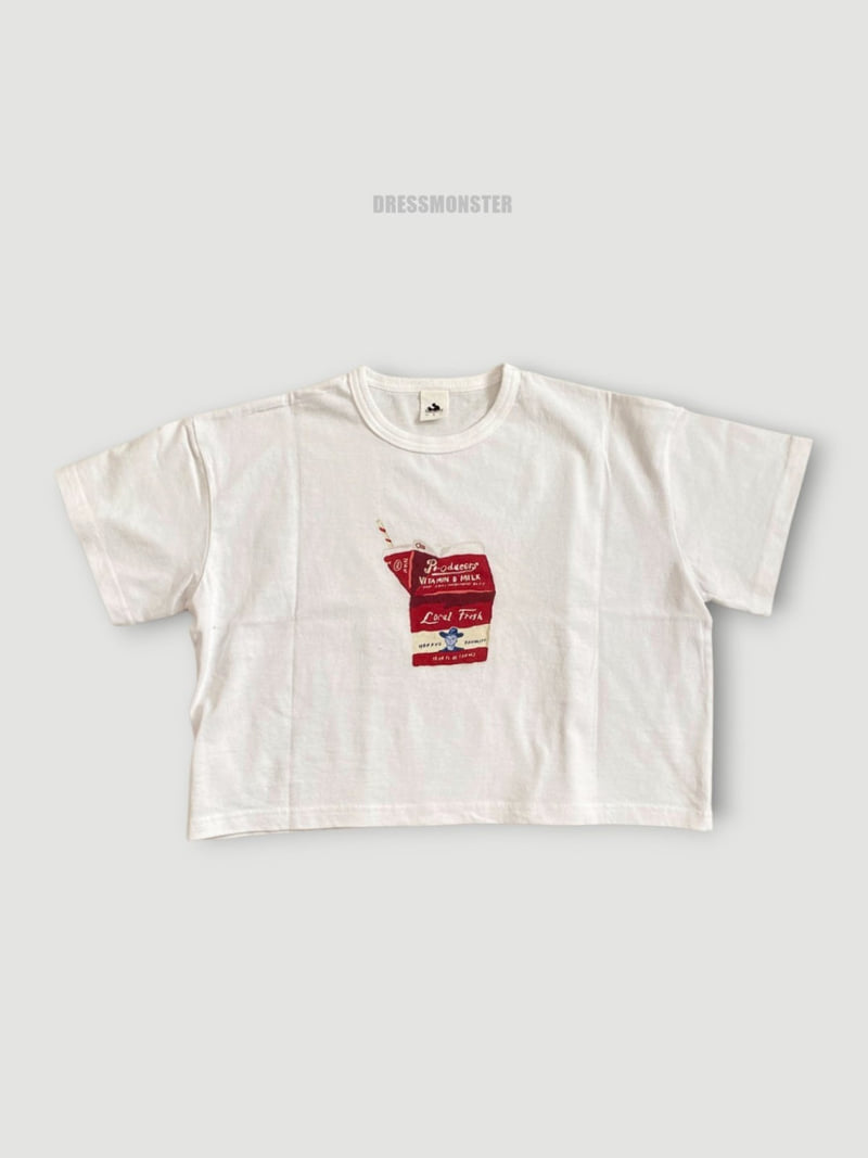 Dress Monster - Korean Children Fashion - #todddlerfashion - Milk Tee