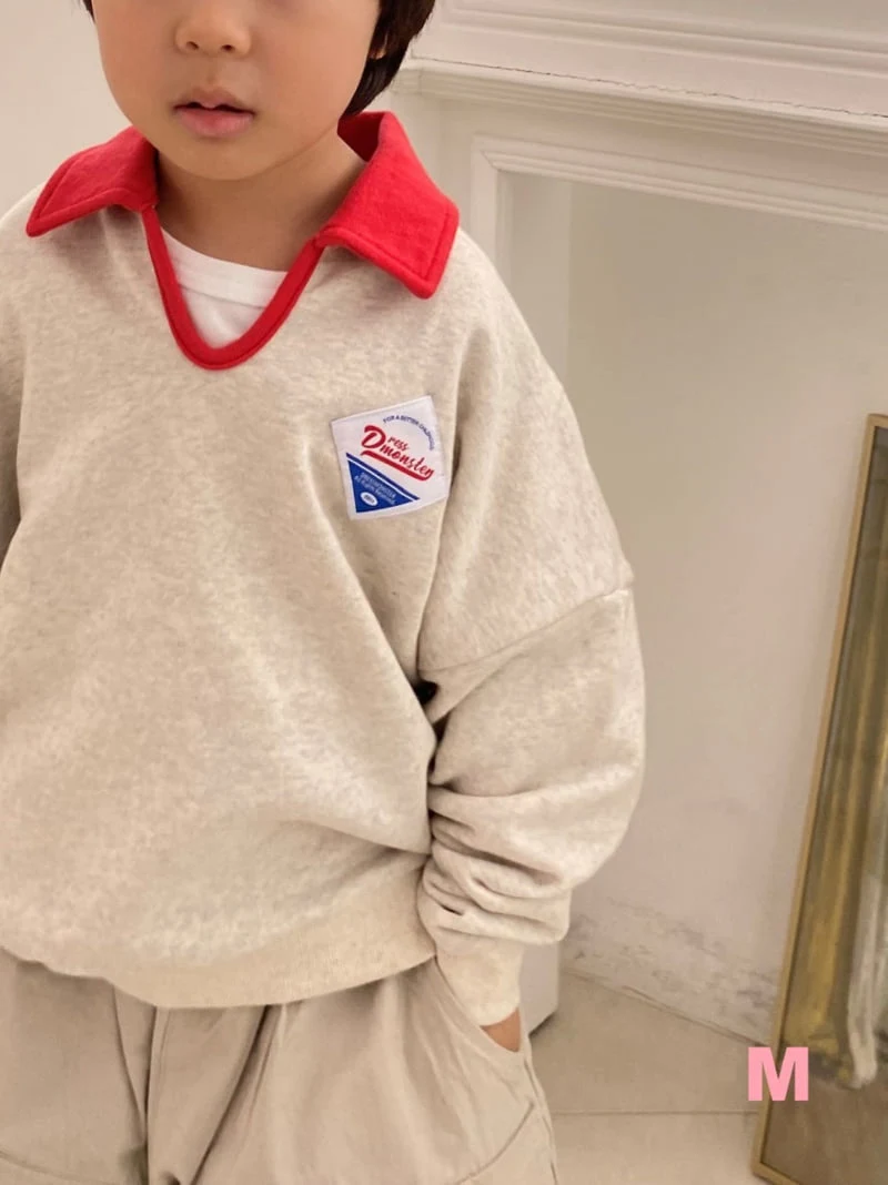 Dress Monster - Korean Children Fashion - #toddlerclothing - Collar Sweatshirt - 10