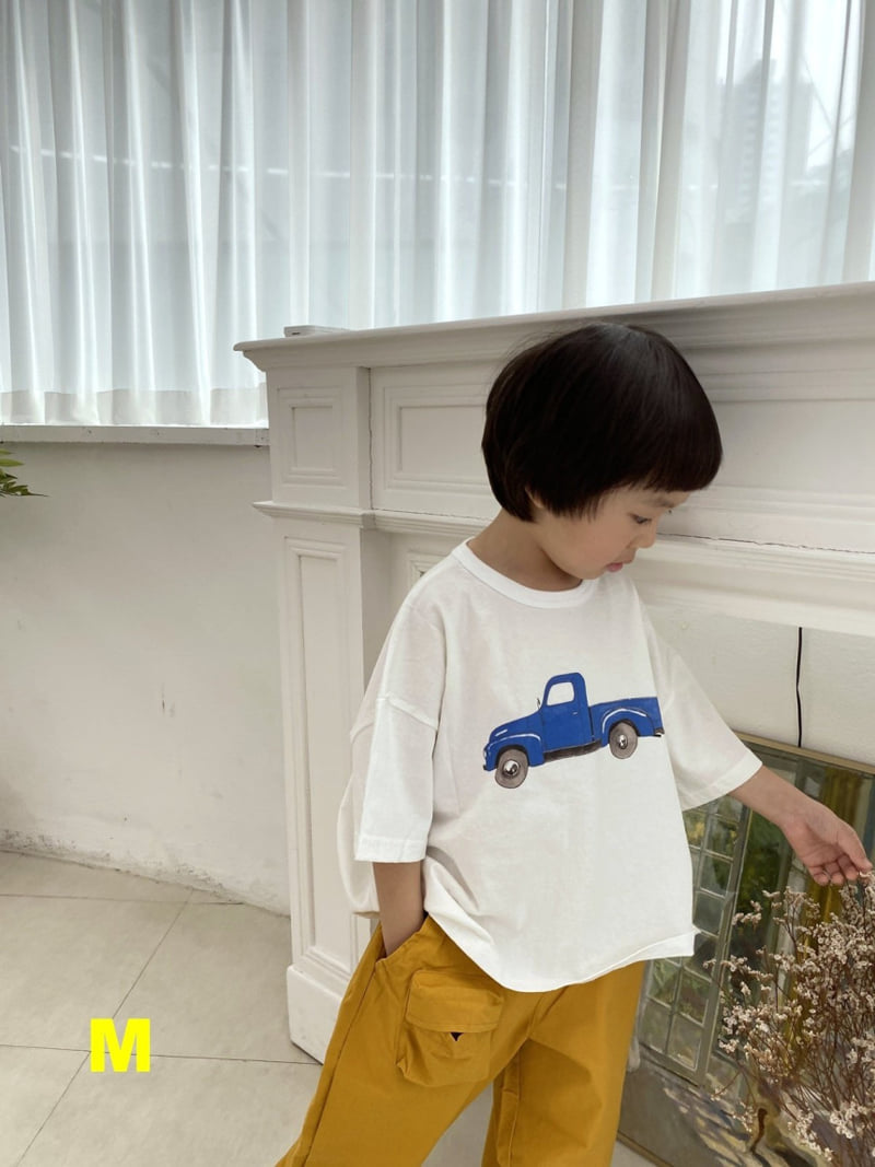 Dress Monster - Korean Children Fashion - #toddlerclothing - Car Tee - 5