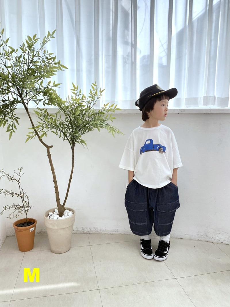 Dress Monster - Korean Children Fashion - #toddlerclothing - Bermuda Jeans - 3
