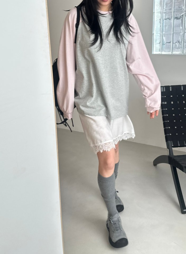 Dress U - Korean Women Fashion - #momslook - Raglan Tee - 5