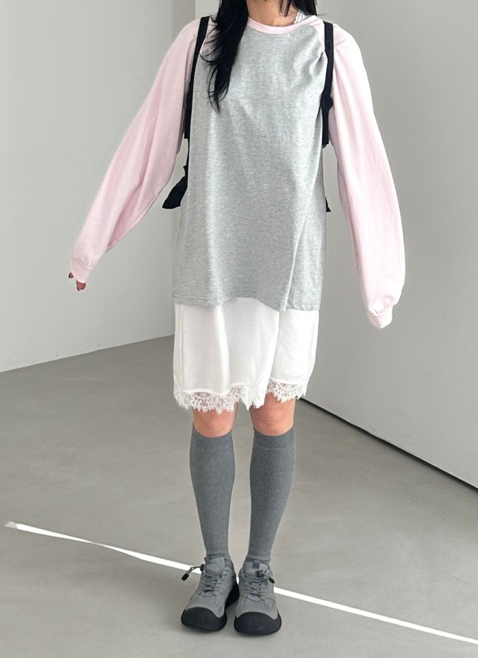 Dress U - Korean Women Fashion - #momslook - Raglan Tee - 7