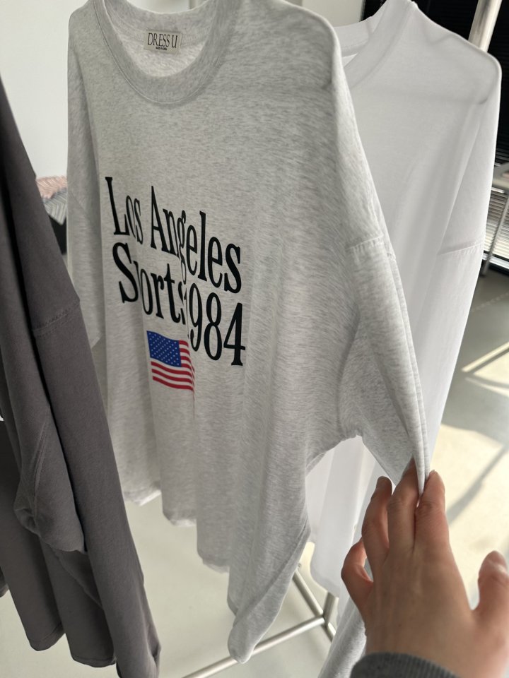 Dress U - Korean Women Fashion - #momslook - 1984 Los Angeles Tee - 6