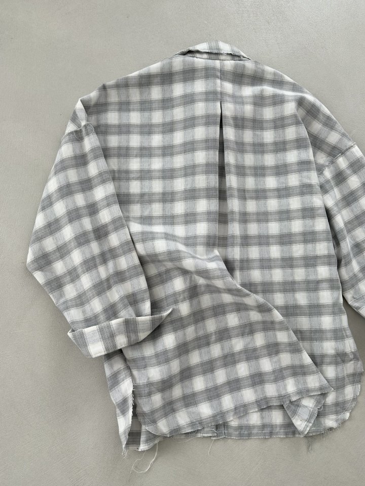 Dress U - Korean Women Fashion - #pursuepretty - Checkered Deki Shirt - 5