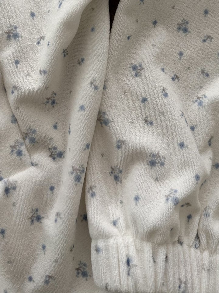 Dress U - Korean Women Fashion - #pursuepretty - Terry Flower Jacket - 3