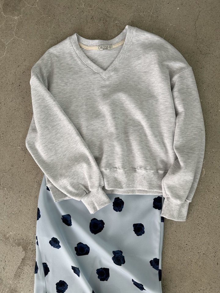 Dress U - Korean Women Fashion - #shopsmall - Honey V-Neck Sweatshirt - 2