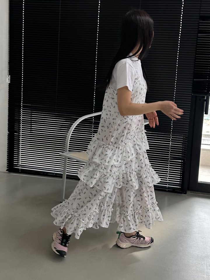 Dress U - Korean Women Fashion - #shopsmall - Flower Cancan One-piece - 8