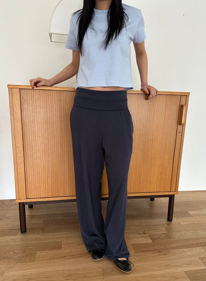 Dress U - Korean Women Fashion - #shopsmall - Roll-Up Punching Pants - 5