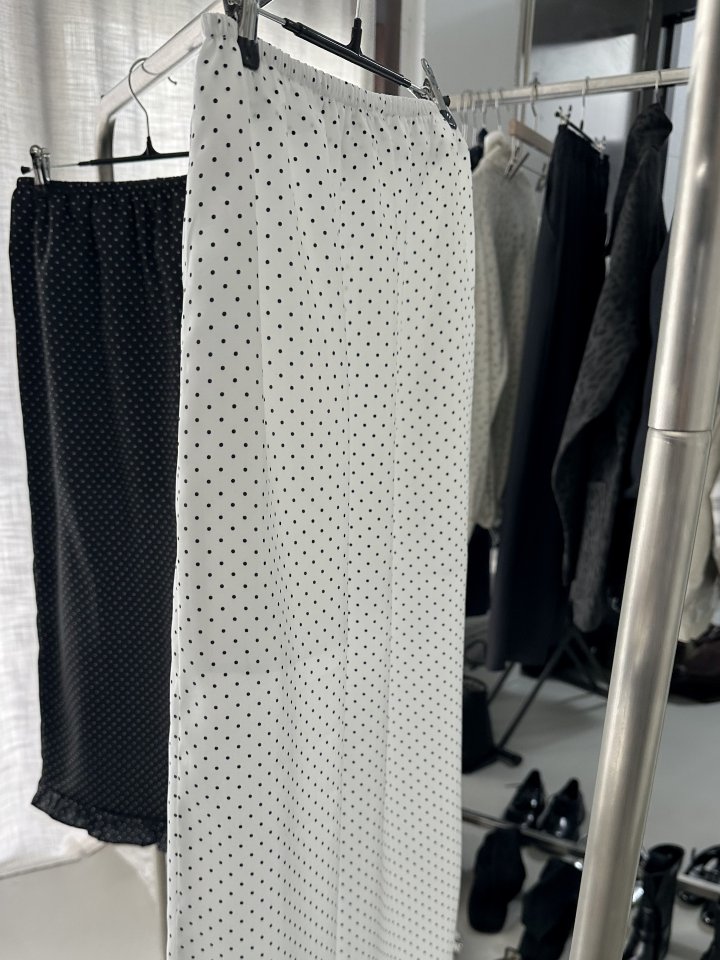 Dress U - Korean Women Fashion - #shopsmall - Dot Shirring Skirt - 3
