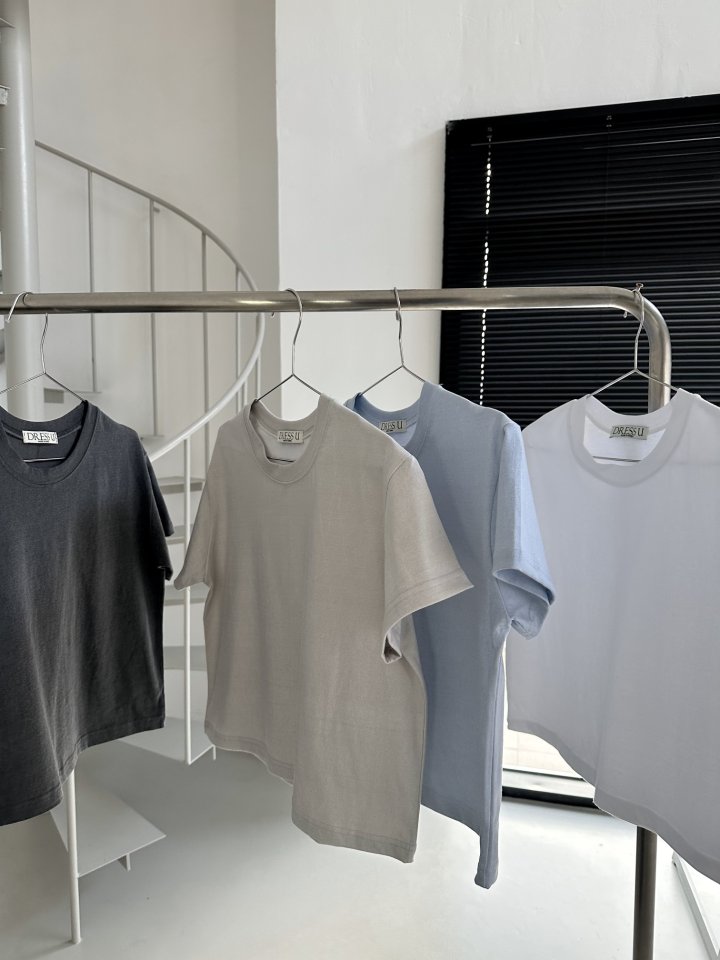 Dress U - Korean Women Fashion - #shopsmall - Pigment Washed Tee - 2