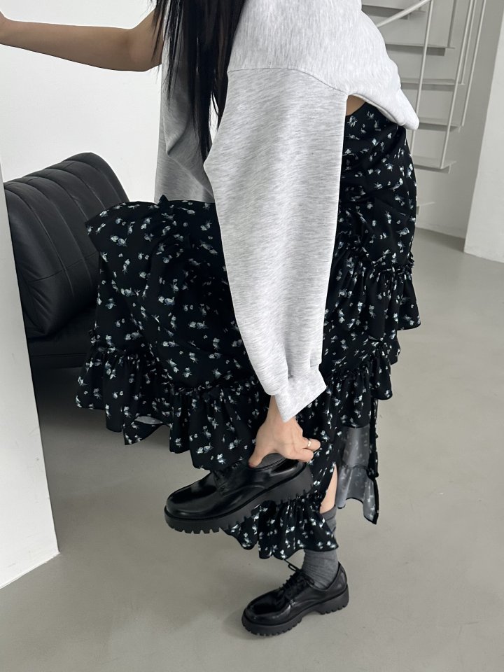Dress U - Korean Women Fashion - #thatsdarling - Flower Cancan One-piece - 9