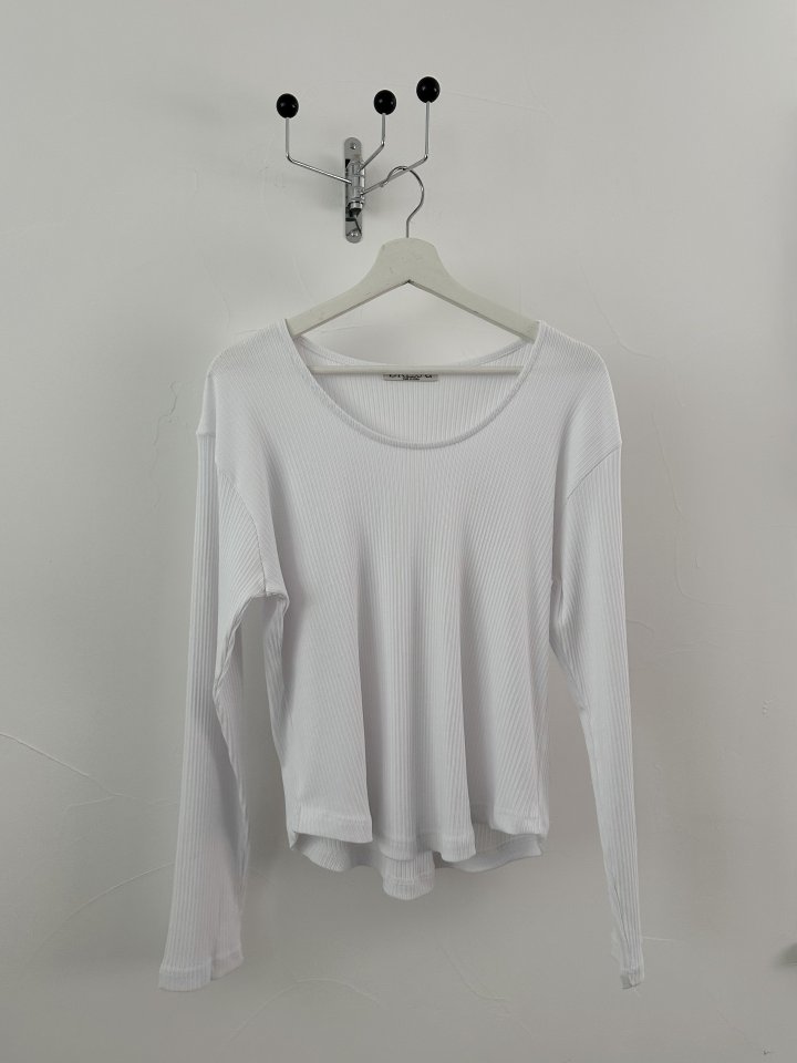 Dress U - Korean Women Fashion - #thelittlethings - Soft Ribbed Tee - 6