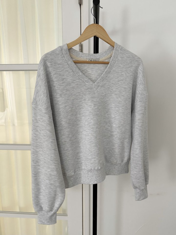 Dress U - Korean Women Fashion - #thatsdarling - Honey V-Neck Sweatshirt - 4