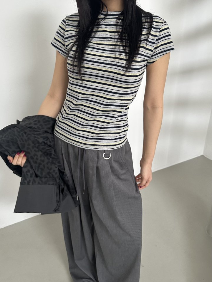Dress U - Korean Women Fashion - #thelittlethings - Line Stripe Tee - 6