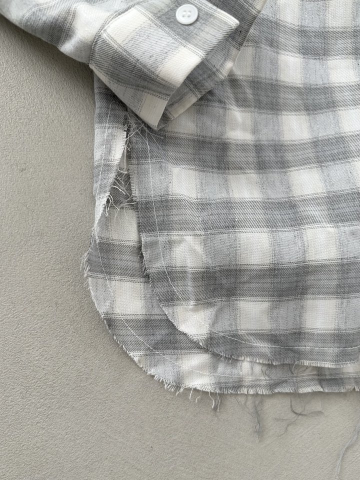 Dress U - Korean Women Fashion - #vintageinspired - Checkered Deki Shirt - 4