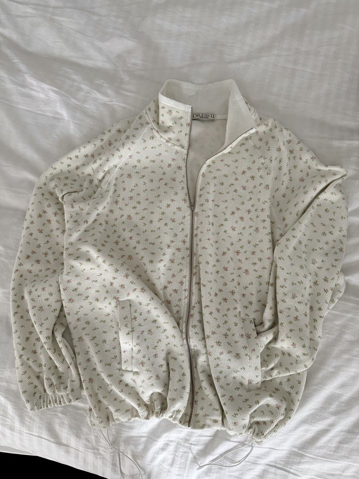 Dress U - Korean Women Fashion - #vintagekidsstyle - Waffle Flower Jumper - 3