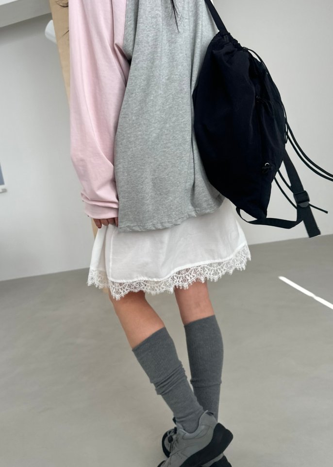 Dress U - Korean Women Fashion - #momslook - Raglan Tee - 4