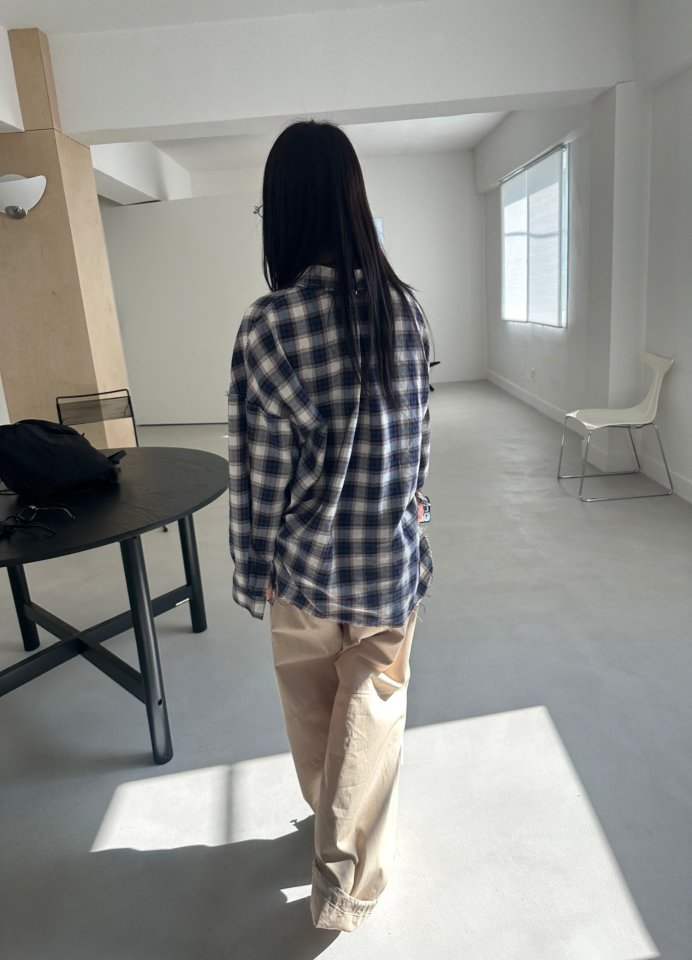 Dress U - Korean Women Fashion - #womensfashion - Checkered Deki Shirt - 12