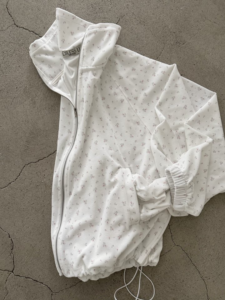 Dress U - Korean Women Fashion - #womensfashion - Terry Flower Jacket - 10