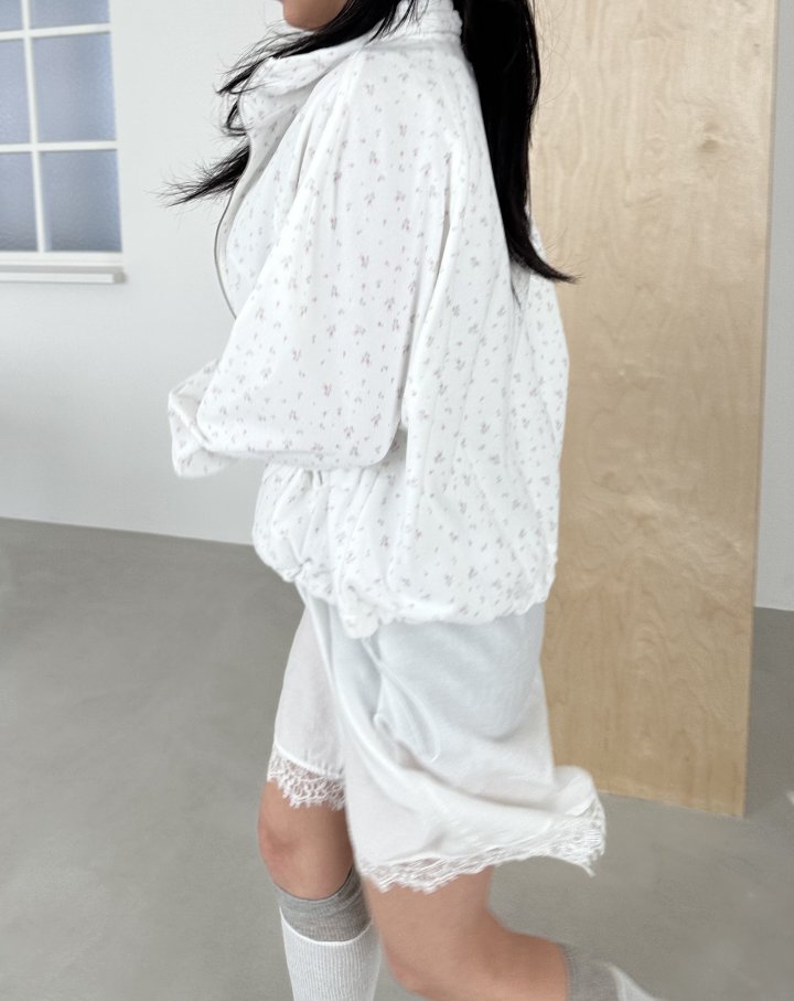 Dress U - Korean Women Fashion - #womensfashion - Terry Flower Jacket - 12